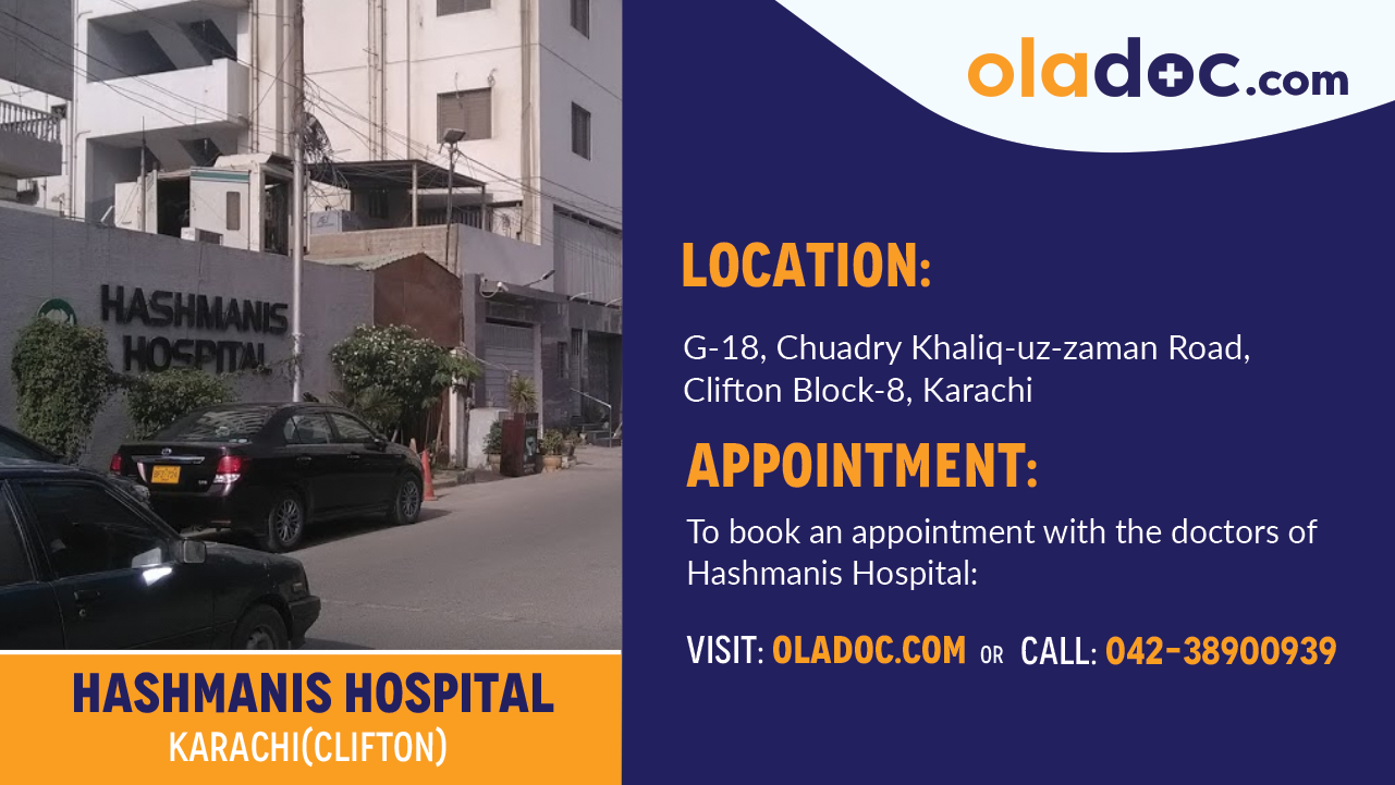 Location Of Hashmanis Hospital Karachi (Clifton)